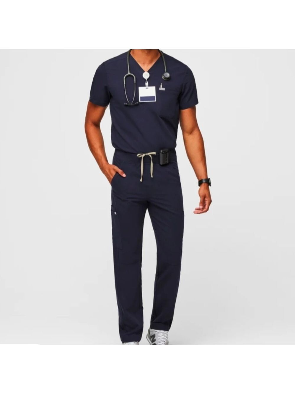 Figs Technical Collection Navy Axim Cargo Scrub Pants Size XL
